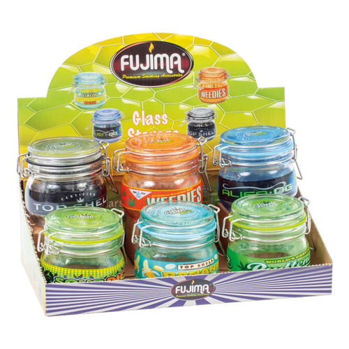 2.75" Dank Tank Glass Jar Assorted Designs - #1355 2.75" Dank Tank Glass Jar Assorted Designs - #1355