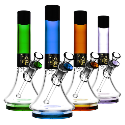 Pulsar High Class Beaker Water Pipe - 10.5" | 14mm F | Assorted - #2030