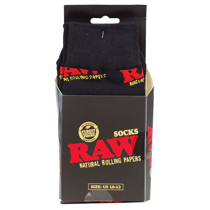 Raw Black Socks Pair - #0932