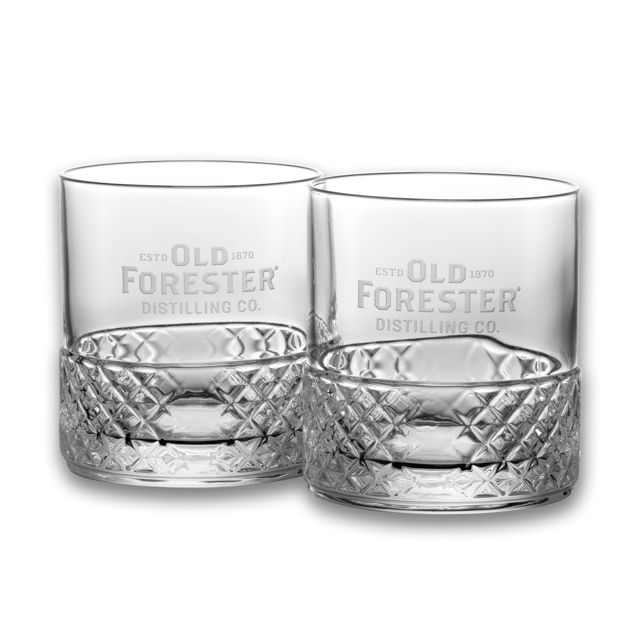 Old Forester Double Old Fashioned Glass (Set of 2)