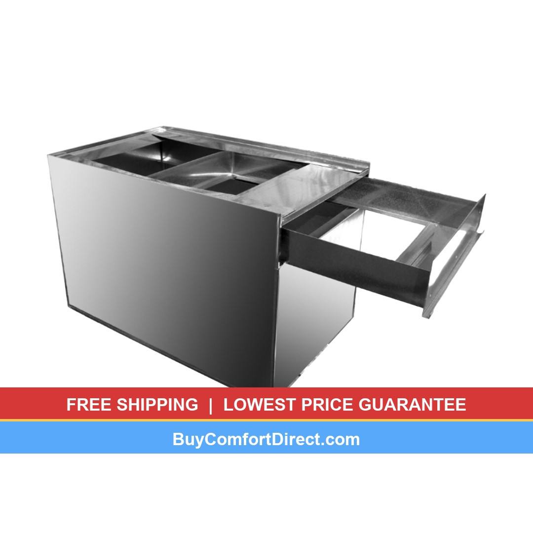 C Width Air Handler Return Support Plenum Box With 20x20x1 Filter