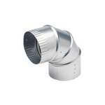 4" Singlewall Adjustable 90 Degree Elbow