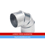 16" Singlewall Adjustable 90 Degree Elbow