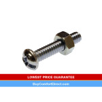 1/4"-20x1" Phillips Combo Bolt and nut 100 count