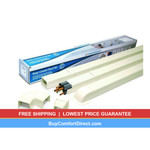 4" Line Hide Kit Off-White 12' Tall