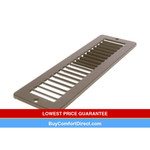 2 x 10 Toe Kick Grille Brown 2" x 10"