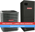 Goodman 2 Ton 17.2 SEER2 AC System with Air Handler - Multi-Position - GLXT7CA2410