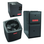 GOODMAN 2 Ton 17.2 SEER2 R-32 97.5% AFUE Gas Furnace Air Conditioning System (Upflow Coil)