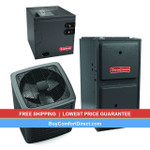 Goodman 4 Ton 17.2 SEER2 80,000 BTU 0% AFUE AC and Furnace System - Upflow - GLXT7CA4810