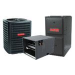GOODMAN 3.5 Ton 13.4 SEER2 R 32 80% AFUE AC System (Horizontal Coil)