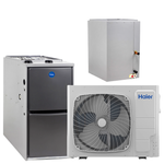 HAIER 5 Ton 18.0 SEER2 R-454B 96% AFUE 90K BTU Dual Fuel System (Upflow Coil)