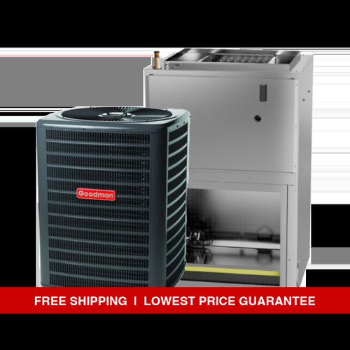 Goodman 2.5 Ton 15.2 SEER2 AC System with Air Handler - Wall-Mount - GLXS5BA3010