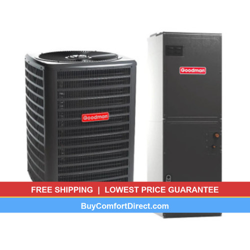Goodman 3.5 Ton 13.4 SEER2 AC System with Air Handler - Multi-Position - GLXS3BN4210