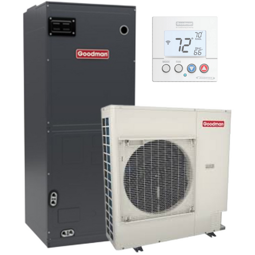 GOODMAN 2.5 Ton 16.2 SEER2 R 32 Air Conditioning System with Multi Positional Air Handler
