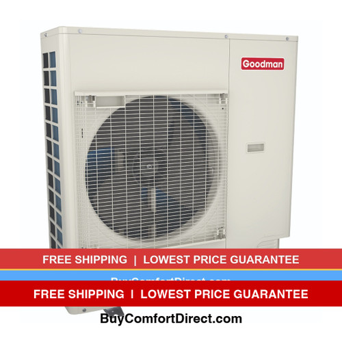 Goodman 5 Ton 17.5 SEER2 100,000 BTU 96% AFUE Dual Fuel System - Horizontal - GZV7SA6010