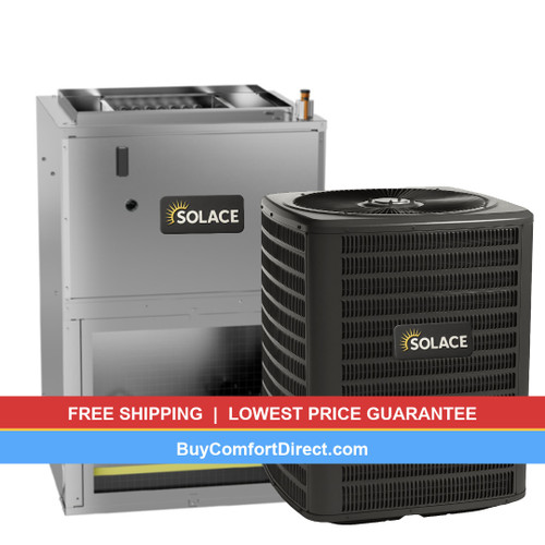 Solace 1.5 Ton 14.3 SEER2 AC System with Air Handler - Wall-Mount - S-GLXS4BA1810