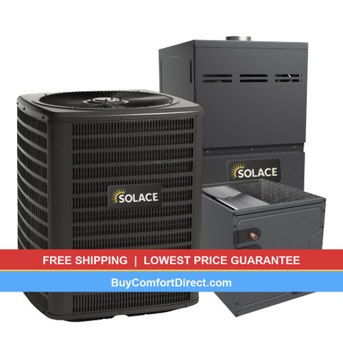 Solace 3.5 Ton 15.2 SEER2 80,000 BTU 80% AFUE Dual Fuel System - Upflow - S-GLZS5BA4210