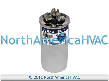 Dual Run Capacitor 40/3 MFD 370/440V Round