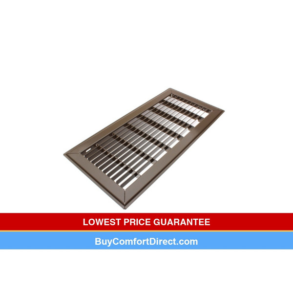 14 x 20 Floor Return Grille Brown