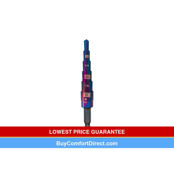 Spyder Mach-Blue 1/4-in 6-Step Drill Bit (3/16-in to 1/2-in)