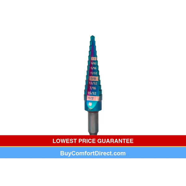 Spyder Mach-Blue 1/4-in 13-Step Drill Bit (1/8-in to 1/2-in)
