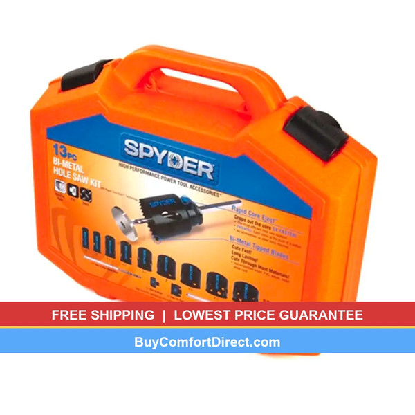 Spyder 13pc Bi-Metal (BIM) Hole Saw Set