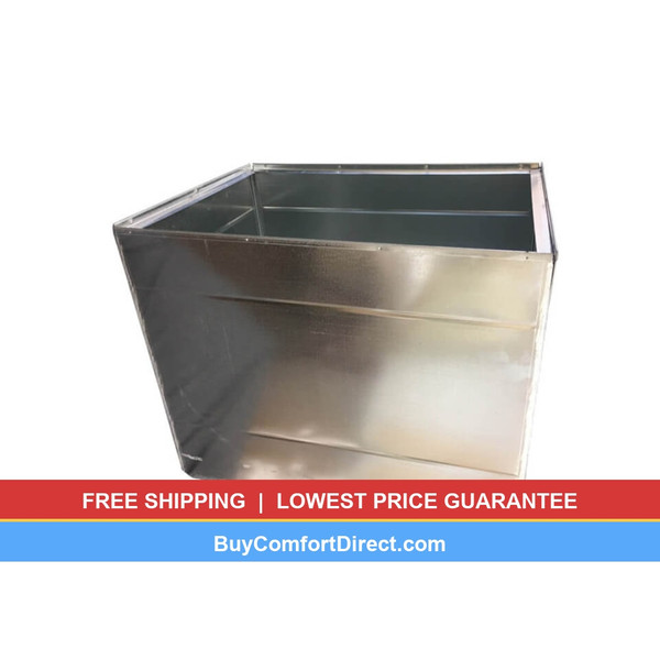 D Width Air Handler Return Support Plenum Box NO FILTER RACK (24 X ...