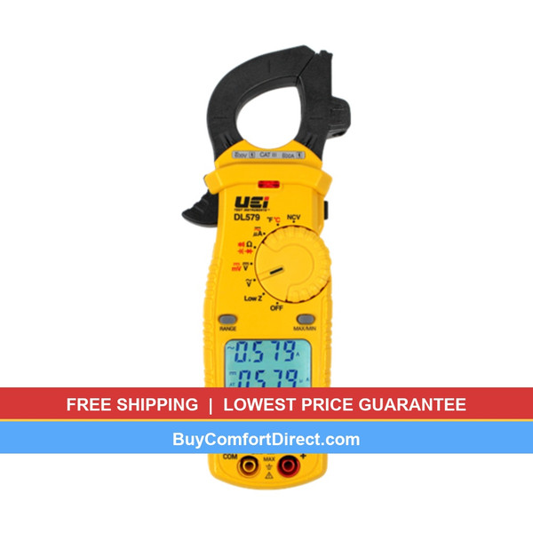 600A Dual Display TRMS-Clamp w/ Temp/Capacitance