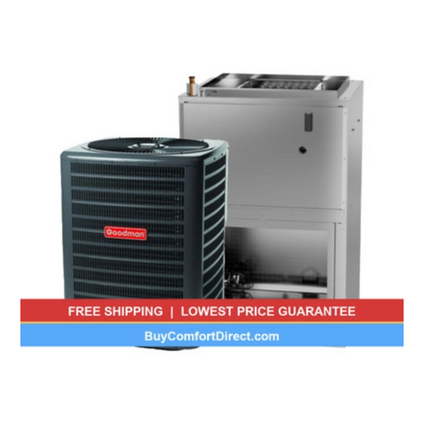 Goodman 2.5 Ton 15.2 SEER2 AC System with Air Handler - Wall-Mount - GLXS5BA3010