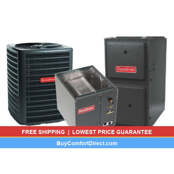 Goodman 3 Ton 15.2 SEER2 60,000 BTU 92% AFUE Dual Fuel System - Upflow - GLZS5BA3610
