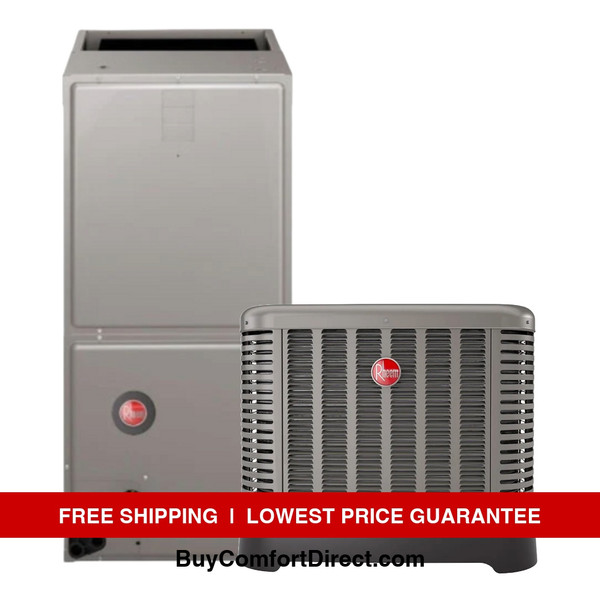 Rheem 3.0 Ton 16.0 SEER2 AC, Air Handler & 10kW Heat Kit System