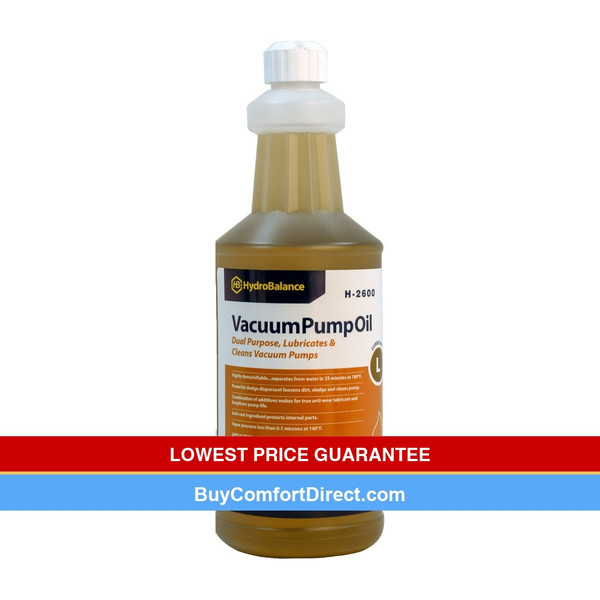 HydroBalance Vacuum Pump Oil 1 Quart Bottle w/ Flip Top