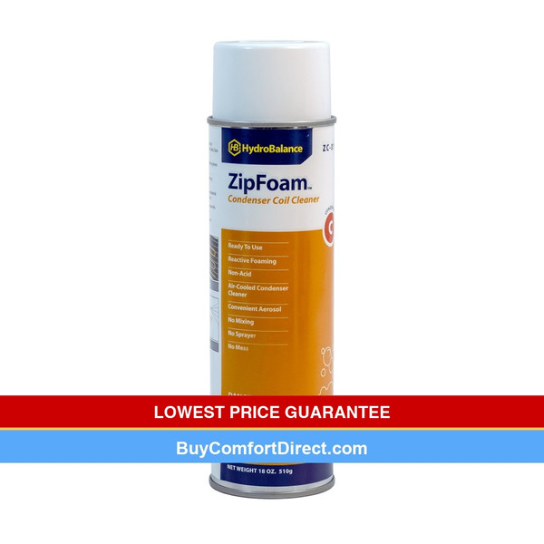 HydroBalance Zip Foam Condenser Cleaner Aerosol 18oz NetWt