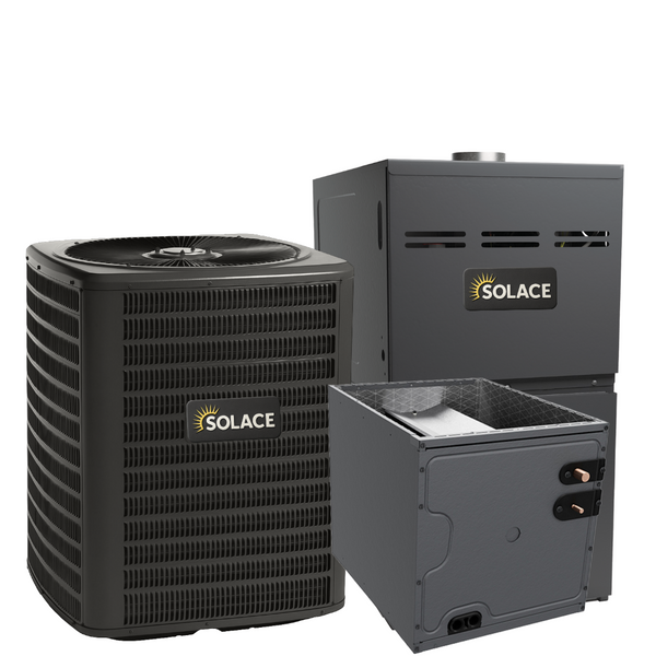 SOLACE 2 Ton 14.3 SEER2 R 32 80% AFUE Dual Fuel System (Upflow Coil)