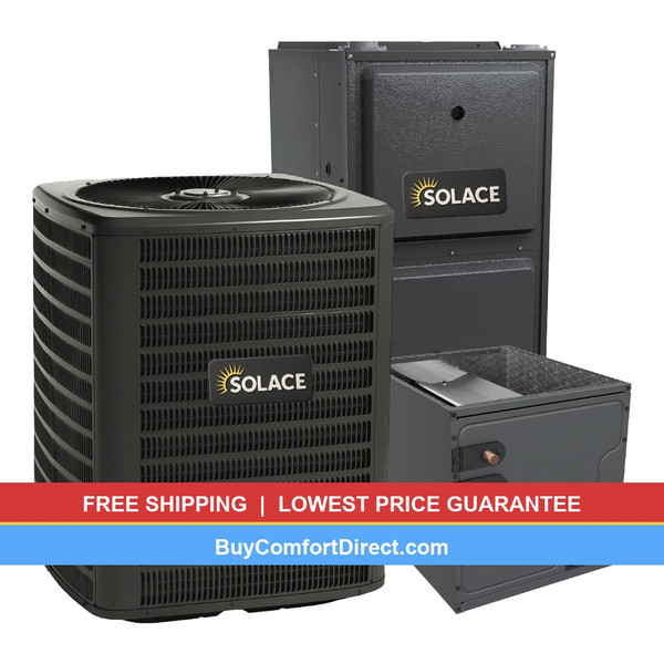 Solace 2.5 Ton 15.2 SEER2 60,000 BTU 92% AFUE AC and Furnace System - Upflow - S-GLXS5BA3010