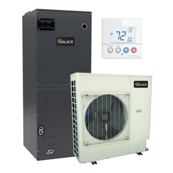 SOLACE 3 Ton 16.2 SEER2 R 32 Heat Pump System with Multi Positional Air Handler