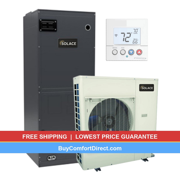 Solace 4 Ton 16.2 SEER2 Heat Pump System with Air Handler - Multi-Position - S-GZV6SA4810