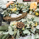 Spring  Wreath Workshop at Loomis Basin Brewery 4/10 6pm