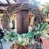 Succulent Wreath Workshop 4/20 11am