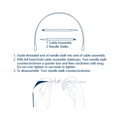 Size 08/5.0mm Circular Needle Convertible Circular Needles