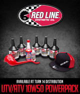 RED LINE SYNTHETIC OIL UTV/ATV 10W50 POWERPACK