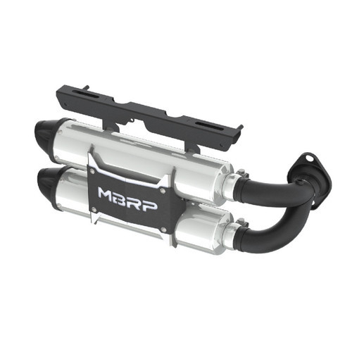 MBRP Stacked Dual Slip-on Muffler 2015-17 Polaris RZR XP 1000 - Performance Series (AT-9517PT)