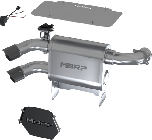 MBRP Dual-Out Active Exhaust 2017-2024 Can-Am Maverick X3 Turbo/Turbo R/Turbo RR