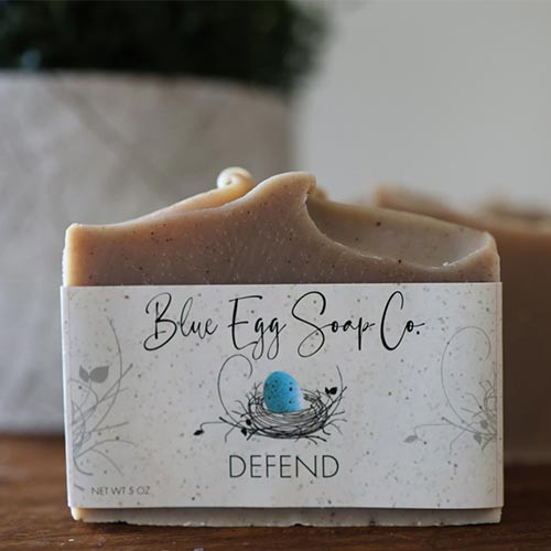 defend handcrafted soap