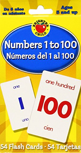 Numbers 1 to 100 Flash Cards: Numeros del 1 al 100 (Brighter Child ...