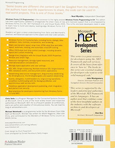 Windows Forms 2.0 Programming (Microsoft .NET Development Series ...