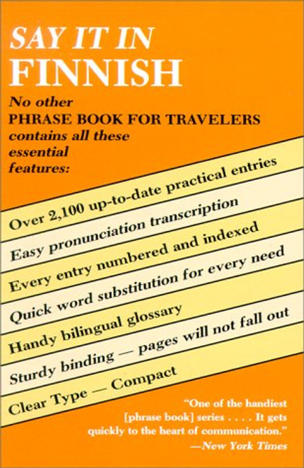 Say It in Finnish (Dover Language Guides Say It Series)