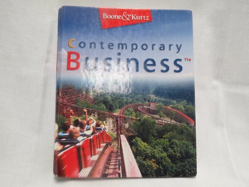 Contemporary Business Contemporary Business
