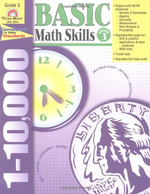 Basic Math Skills, Grade 3