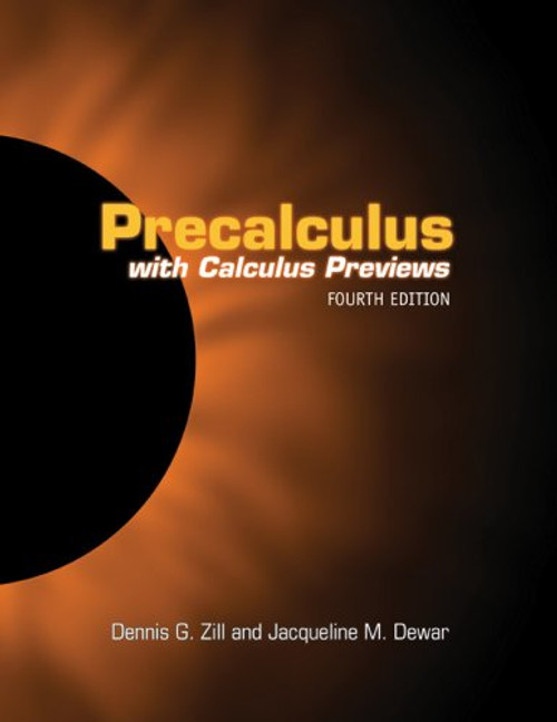 Precalculus With Calculus Previews